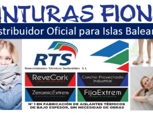 Pinturas fiona nuevo distribuidor para las islas baleares de RTS